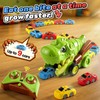 DINOTRONIC Remote Control Dinosaur Car Toy Eat Magnetic Cars for