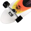 KROWN KICKTAIL ORANGE SUNSET LONGBOARD COMPLETE 9X43