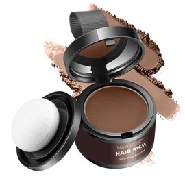 Beliky Girl Haaransatz-Puder, Haarschatten, Haarwurzel-Concealer, Haaransatz-Schatten-Abdeckungs-Puder zum Auffllen von dnner werdendem Haar, Haarwurzel-Concealer fr Make-up, Pulver, Braun