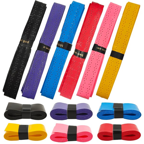 YuCool 12 Piezas Tenis Raqueta Cinta de agar, Raqueta Overgrip