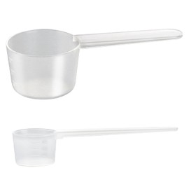 2 Stück Messlöffel, Dosierlöffel 20g, 5g Scoop Löffel Transparent Proteinpulver Löffel, Gramm Dosier Löffel, Scoop Protein Pulver Proteinpulver Kaffee Messlöffel 5g, 20g mit Skala