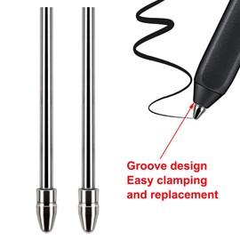2 Pcs SLAUNT S Pen Tips Stainless Steel Compatible with Remarkable 2 Paper Tablet Marker Plus Stylus Galaxy Note10/20/Tab S6 LITE/S7/S9/S24U Metal Replacement Pen Tips/Nibs