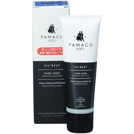 Famaco 26001 Men's Tube Type, Leather Protection, Complementary Color, Glossy Cream, Silky Leather Cream, neutral