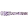 Wrapables Shimmer Washi Masking Tape, Purple, Zebra
