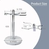 GMYIAK Razor and brush stand, razor holder with marble base