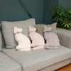 Libuhahato 24426-72 Smoothing Cat Cushion, Gray, Hugging Pillow, Fluffy Cushion