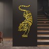 Tiger Metal Wall Art, Hanging Wildlife Wall Decor, Predators Above