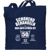 Shirtracer - Cotton Bag - 50th Birthday - Treat gently