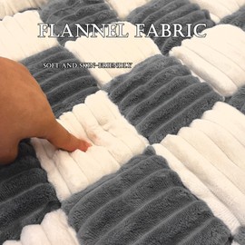 AMTARP Dog Couch Cover Protector, Dog Couch Coves for Sofa, Couch Cushion for Dogs Washable, Pet Mat Bed Couch Covers for Large Dogs (27.5 x 59.05 inch, Blue - Gray)