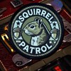 Patches for Backpacks, Funny Secret Squirrel Patrol Printing Patches Embroidered