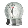 White Dog - Snow Globe - Beautiful Winter Scene Of