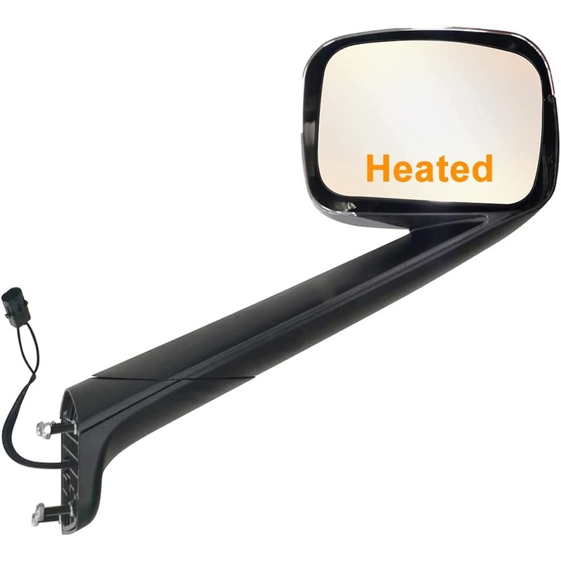 LEAVAN Chrome Hood Mirrors Assembly Compatible with 2018 2019 2020