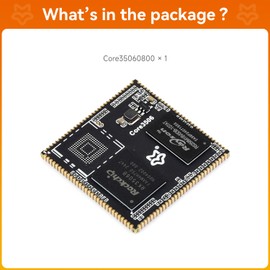 LUCKFOX Core35060800 Core3506 Core Board Based on Rockchip RK3506B Chip, 512MB DDR3L, Triple-Core ARM Cortex-A7 & Cortex-M0 (Without eMMC)