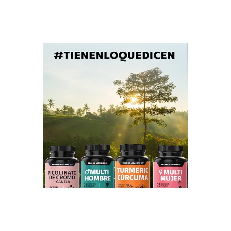 Beyond Vitamins | Picolinato de Cromo con Canela, Cápsulas VCaps,