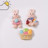Kisangel 3sets Easter Bunny Eggs Basket Ornament Set DIY Decor
