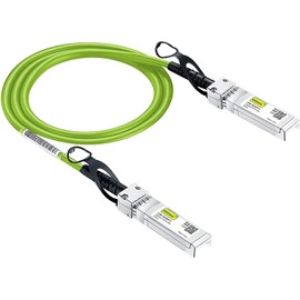 [Green] 10G SFP+ DAC Cable 7 m (23 ft), Twinax SFP+ Cable for Cisco SFP-H10GB-CU7M, Meraki, Ubiquiti UniFi, D-Link, Supermicro, Netgear, Mikrotik, Open Switches