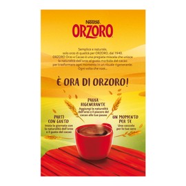 NESTLÉ ORZORO Orzo e Cacao Solubile, Barattolo 180g