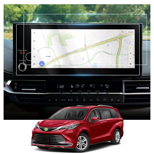 Ruiya Screen Protector for 2025 Toyota Sienna Accessories 2PCS Plastic