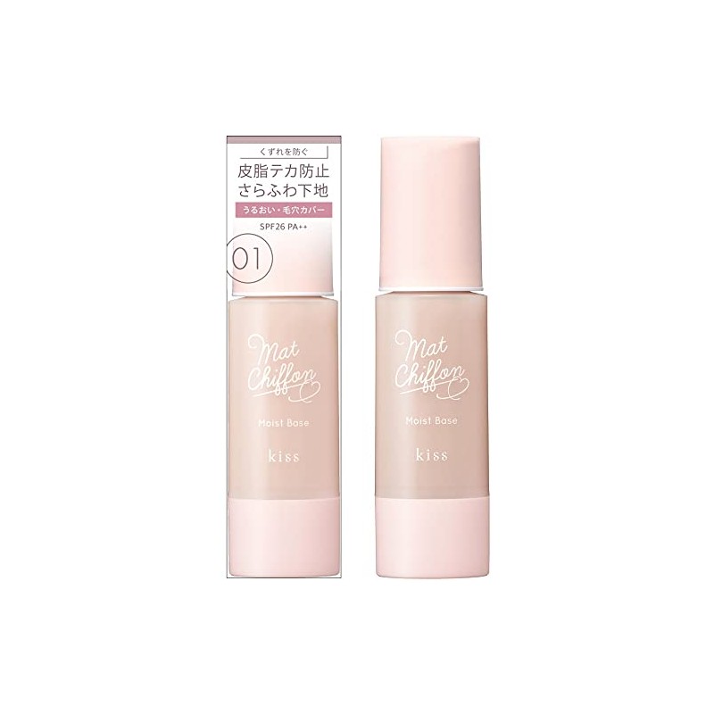 KISS SPF26 PA++ Matte Chiffon UV Moist Base 01 Light,