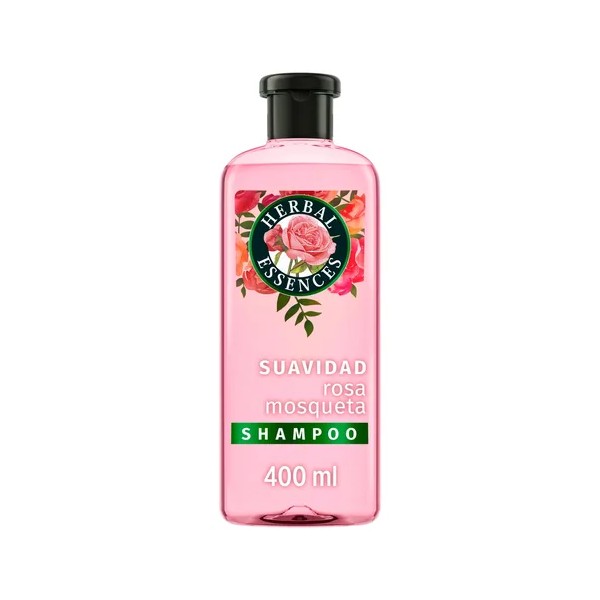 Shampoo Herbal Essences Rosa Mosqueta Suavidad para el Cabello 400ml