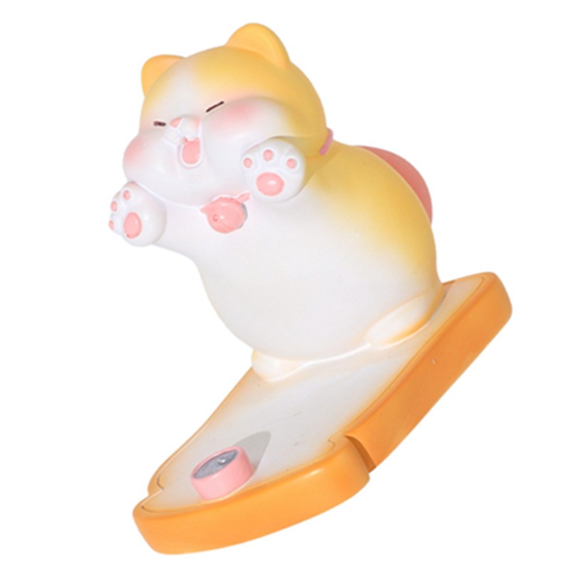 Cute Cat Cellphone Holder Resin Mini Portable Mobile Phone Stand