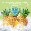 SYZJMWDY Organic Freeze Dried Pineapple Chunks, 7.05oz - No Sugar