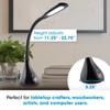 OttLite Creative Curves LED Desk Lamp with Adjustable Neck -