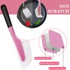 Bigwinyep Omelette Spatula, Silicone Spatula Flip and Fold Omelette Turner