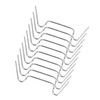 Motoforti Universal Motorcycle Fastener Spring Clip, Headlight Spring Clips, Square,