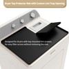 Nyoria Dryer Top Protector Mat with Lint Trap Hole Cut