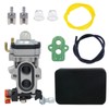 NIMTEK Carburetor with Air Filter for Husqvarna 350BT 150BT 350BF