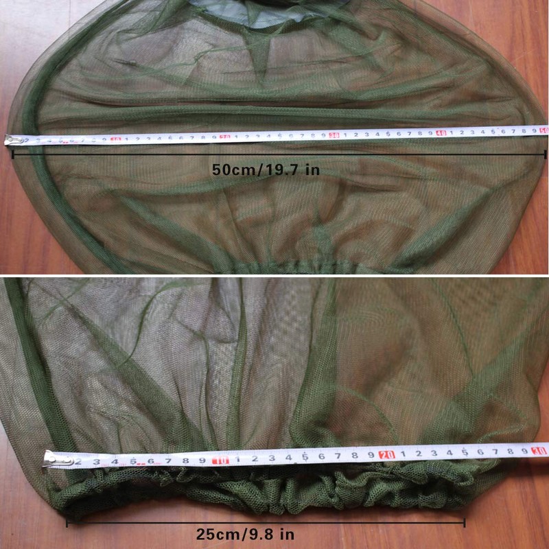 4 Pack Premium Mosquito Head Net Mesh Hat Face Netting