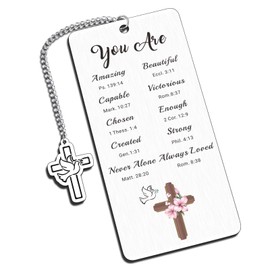 Christian Gifts for Women Faith, Bible Bookmark Gifts for Christian Women, Inspirational Gifts for Women, Baptism Gifts for Girl Christmas Gifts Graduation Birthday Gifts for Men Bible Study Supplies