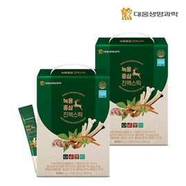 Daewoong Life Science Deer Antler Red Ginseng Essence Stick 100 packets, 2 boxes, large capacity 6-year-old red ginseng holiday gift set / 대웅생명과학 녹용홍삼 진액 스틱 100포 2박스 대용량 6년근홍삼 명절선물세트