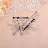 IYOU Bridal Wedding Hair Comb Sliver Sparkly Rhinestones Side comb