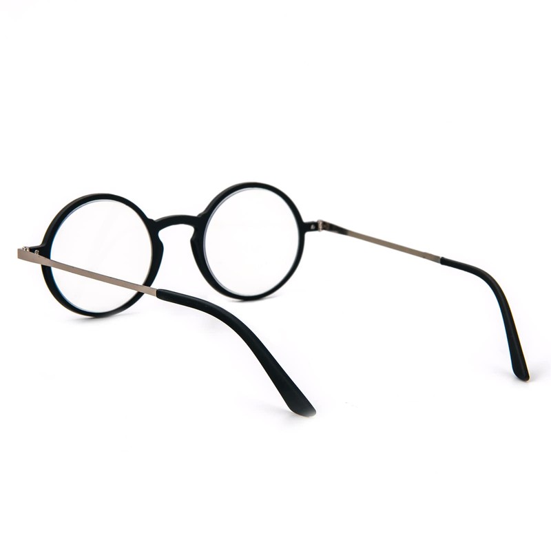 KoKoBin Ultradünne ultraleicht Anti-Blaulicht Lesebrille mit Etui Tragbare Anti-Glare-Brille (Schwarz,