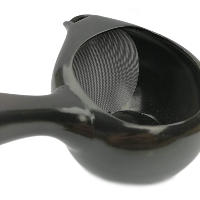 Kyusu Japanese One-Handed Teapot with Tea Strainer 350 ml, Ceramic