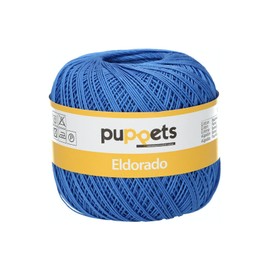 Puppets 4574012-07132 Crochet Yarn, 100% Cotton, 7132, Thickness 12, 50 g, 52 g