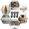 RMENOOR 10 Pcs Coat Hooks, Single Hanger Hook with 10