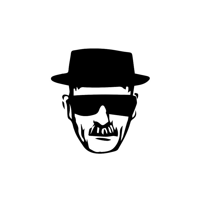 Breaking Bad Heisenberg Walter White Sticker Decal