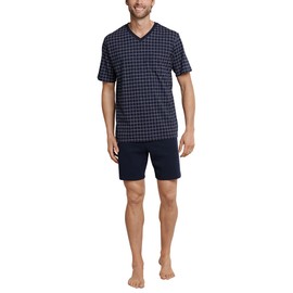 Schiesser Men's Pyjamas, Short, V-Neck, Nightwear Set