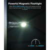 HOTLIGH ZF8313 Rechargeable Flashlight, Magnetic EDC Flashlight Rechargeable, 2000 Lumens