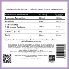 Enzimas Digestivas Abitü Veganas Sin Gluten 30 Cápsulas