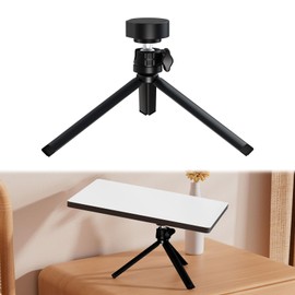 for Starlink Mini Tripod Stand with Ball Head and Pipe Adapter, Angle Adjustable Desktop Tabletop Tripod Stand for Starlink Mini, Extra Large Opening Area, Low Profile Design
