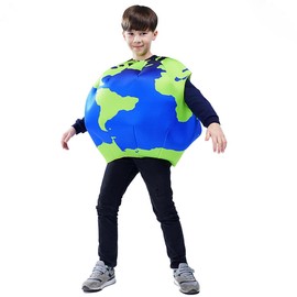 SEA HARE Unisex Earth 3D Costume for Kids, Fun Party Event Costume(One Size)