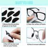 Eyeglass Nose Pads 20 Pairs Thin 1.6mm Anti-Slip Eyeglass Nose