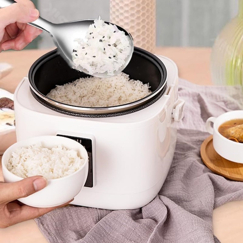 Rice Spoon Thickened Stainless Steel Non-Stick Rice Paddle Rice Scooper,