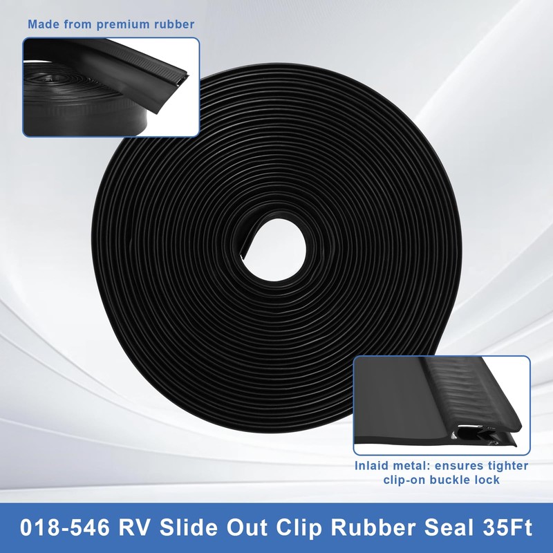 Wadoy 018-546 RV Slide Out Seal Camper RV Slide Out