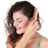 HealthAndYoga(TM) Handcrafted Neem Wood Comb - Anti Dandruff, Non-Static and