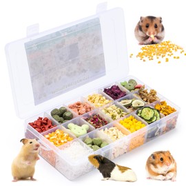 HGPOKLVT Rabbit Teething Toys, Hamster Cage Bedding, Chinchilla Nest Decoration, Teething Treats (18-L)